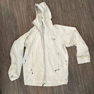 North Face Summit Series White waterproof Windbreaker